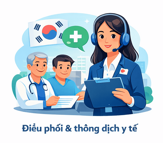 Điều phối và thông dịch y tế Hàn - Việt